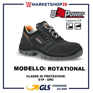 SCARPE ANTINFORTUNISTICHE ROTATIONAL S1P SRC TG.40  U-POWER