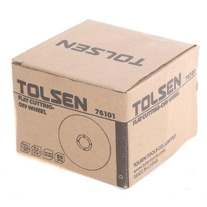 DISCO TAGLIO SOTTILE METALLO 125X1.2MM  TOLSEN